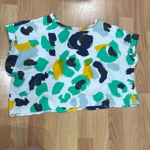 Zara multiple colored crop top in size small.